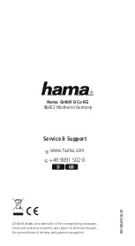 Предварительный просмотр 16 страницы Hama 00186425 Operating Instructions Manual