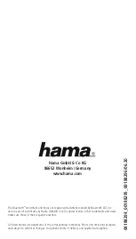 Preview for 47 page of Hama 00188294 Operating Instructions Manual