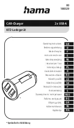 Hama 00188329 Operating Instructions Manual предпросмотр