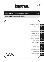 Hama 00200009 Operating Instructions Manual preview