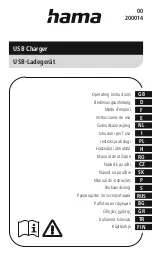 Hama 00200014 Operating Instructions Manual preview