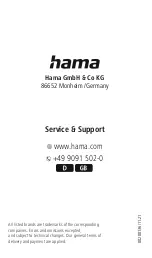 Предварительный просмотр 4 страницы Hama 00200136 User Manual