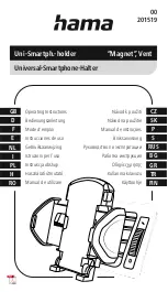 Hama 00201519 Operating Instructions Manual preview