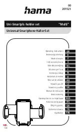 Предварительный просмотр 1 страницы Hama 00201521 Operating Instructions Manual