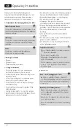 Preview for 4 page of Hama 00201623 Operating Instructions Manual