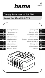 Предварительный просмотр 1 страницы Hama 00201629 Operating Instructions Manual