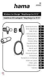 Предварительный просмотр 1 страницы Hama 00201697 Operating Instructions Manual