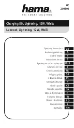 Hama 00210591 Operating Instructions Manual preview