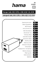 Hama 00210592 Operating	 Instruction предпросмотр