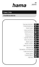 Hama 00223151 Operating Instructions Manual preview