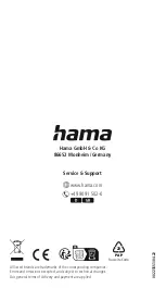 Preview for 38 page of Hama 00223553 Operating Instructions Manual