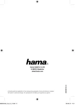 Preview for 8 page of Hama 093819 Operating Instructions Manual