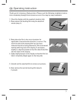 Preview for 3 page of Hama 108304 Operating	 Instruction