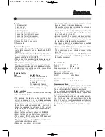 Preview for 4 page of Hama 11064 Operating	 Instruction