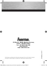 Preview for 40 page of Hama 118604 06 Operating Instructions Manual