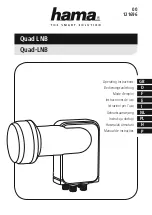 Предварительный просмотр 1 страницы Hama 121696 Operating Instructions Manual