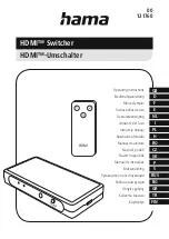 Preview for 1 page of Hama 121760 Operating Instructions Manual