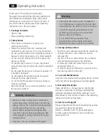 Preview for 3 page of Hama 12177 Operating Instructions Manual