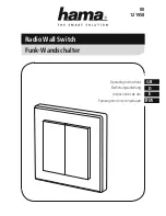 Hama 121958 Operating Instructions Manual предпросмотр