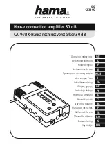 Hama 123395 Operating Instructions Manual предпросмотр