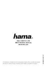 Предварительный просмотр 38 страницы Hama 124522 Operating Instructions Manual