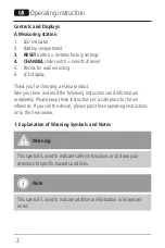 Preview for 3 page of Hama 176932 Operating Instructions Manual