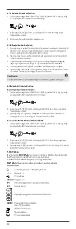 Предварительный просмотр 42 страницы Hama 179807 Operating Instructions Manual