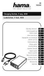 Hama 183264 Operating Instructions Manual предпросмотр