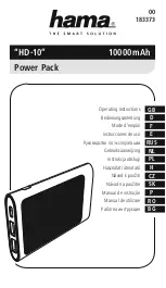 Hama 183373 Operating Instructions Manual preview