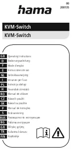 Hama 200135 User Manual preview