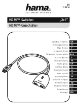 Предварительный просмотр 1 страницы Hama 2x1 Operating Instructions Manual