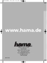 Preview for 1 page of Hama 39734 Manual