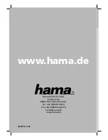 Предварительный просмотр 1 страницы Hama 39751 Operating	 Instruction