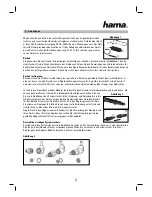 Предварительный просмотр 3 страницы Hama 39751 Operating	 Instruction