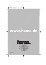 Preview for 1 page of Hama 49048 Quick Manual