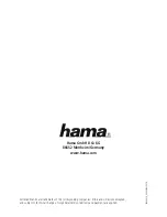 Предварительный просмотр 36 страницы Hama 49218 Operating Instructions Manual