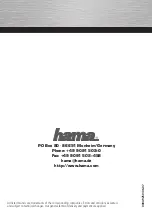 Preview for 1 page of Hama 49250 Manual