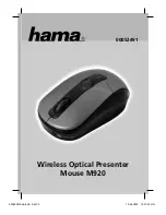 Предварительный просмотр 2 страницы Hama 52491 User Manual