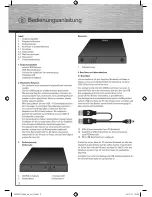 Preview for 2 page of Hama 53117 Operating	 Instruction