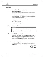 Предварительный просмотр 44 страницы Hama 53133 Operating Instruction