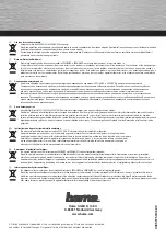 Hama 53150 Operating	 Instruction preview