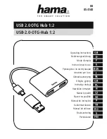 Предварительный просмотр 1 страницы Hama 54140 Operating Instructions Manual