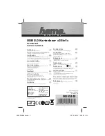 Preview for 1 page of Hama 55348 User Manual