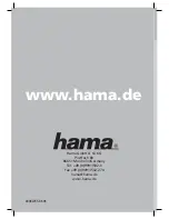 Предварительный просмотр 1 страницы Hama 62765 Operating Installations