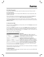 Preview for 10 page of Hama 62765 Operating Installations