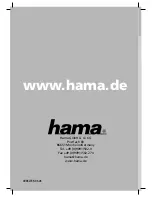 Hama 62769 Operating Instructions Manual preview