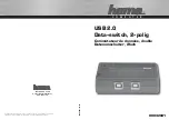 Предварительный просмотр 1 страницы Hama 80042041 Operating	 Instruction