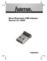 Hama 86521 Operating Instructions Manual preview