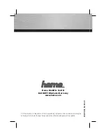 Hama 91093 Operating Instructions Manual preview