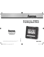 Preview for 1 page of Hama 92630 Operating Instructions Manual